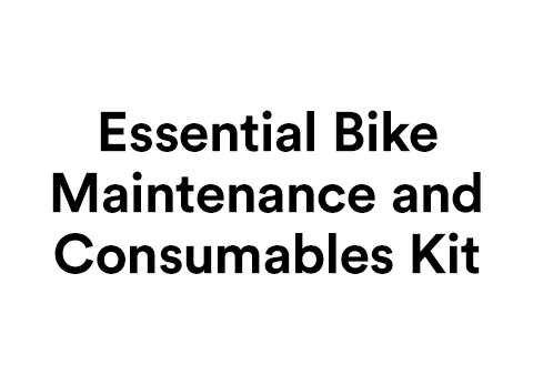 Bike Maintenance Gear